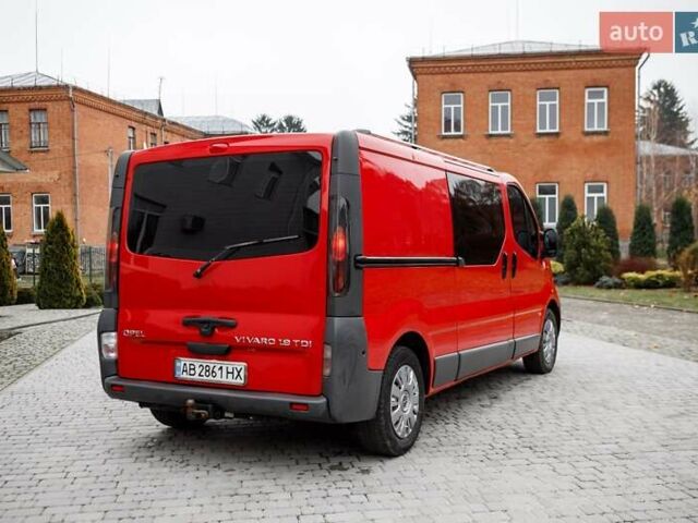 Червоний Опель Віваро, об'ємом двигуна 1.87 л та пробігом 400 тис. км за 8300 $, фото 13 на Automoto.ua