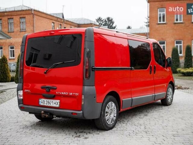 Червоний Опель Віваро, об'ємом двигуна 1.87 л та пробігом 400 тис. км за 8300 $, фото 7 на Automoto.ua