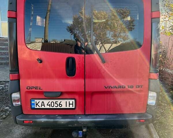 Красный Опель Виваро, объемом двигателя 1.87 л и пробегом 400 тыс. км за 7000 $, фото 4 на Automoto.ua