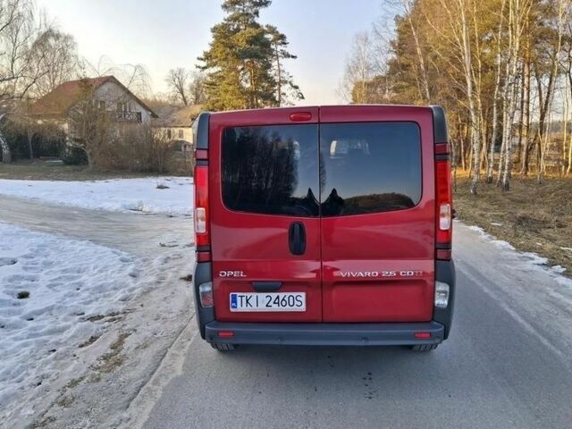 Червоний Опель Віваро, об'ємом двигуна 2.5 л та пробігом 278 тис. км за 7800 $, фото 7 на Automoto.ua