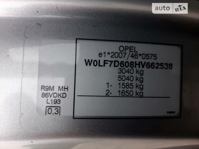 Серый Опель Виваро пасс., объемом двигателя 1.6 л и пробегом 224 тыс. км за 16400 $, фото 42 на Automoto.ua