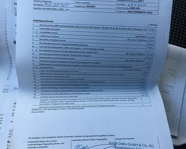 Сірий Опель Віваро пас., об'ємом двигуна 2 л та пробігом 385 тис. км за 13300 $, фото 42 на Automoto.ua