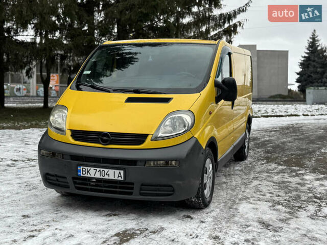 Жовтий Опель Віваро, об'ємом двигуна 1.87 л та пробігом 270 тис. км за 4999 $, фото 12 на Automoto.ua