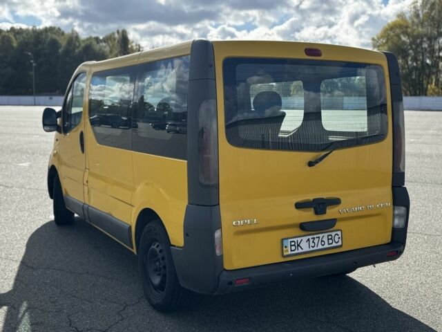 Желтый Опель Виваро, объемом двигателя 1.9 л и пробегом 233 тыс. км за 5100 $, фото 7 на Automoto.ua