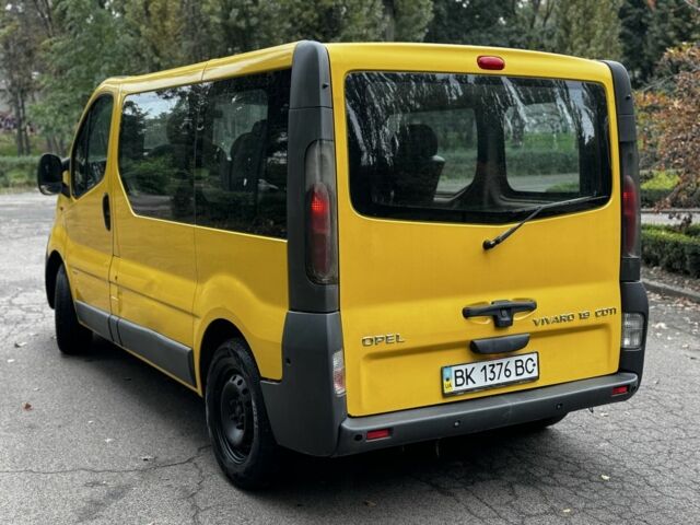 Желтый Опель Виваро, объемом двигателя 1.9 л и пробегом 233 тыс. км за 5350 $, фото 7 на Automoto.ua