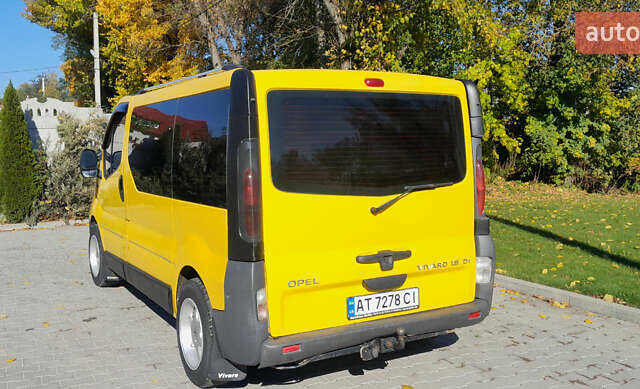 Желтый Опель Виваро, объемом двигателя 1.87 л и пробегом 197 тыс. км за 6200 $, фото 3 на Automoto.ua