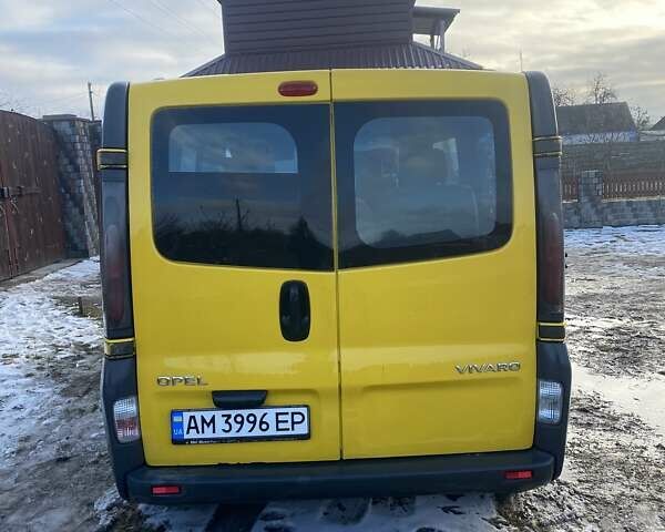 Жовтий Опель Віваро, об'ємом двигуна 1.9 л та пробігом 422 тис. км за 6500 $, фото 10 на Automoto.ua