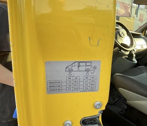 Жовтий Опель Віваро, об'ємом двигуна 0 л та пробігом 170 тис. км за 8500 $, фото 8 на Automoto.ua