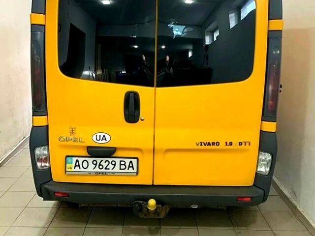 Жовтий Опель Віваро, об'ємом двигуна 1.9 л та пробігом 240 тис. км за 7200 $, фото 8 на Automoto.ua