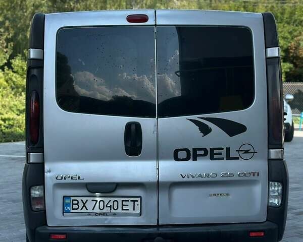Серый Опель Виваро, объемом двигателя 2.46 л и пробегом 420 тыс. км за 5999 $, фото 5 на Automoto.ua