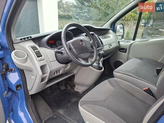 Синий Опель Виваро, объемом двигателя 2 л и пробегом 136 тыс. км за 8000 $, фото 8 на Automoto.ua