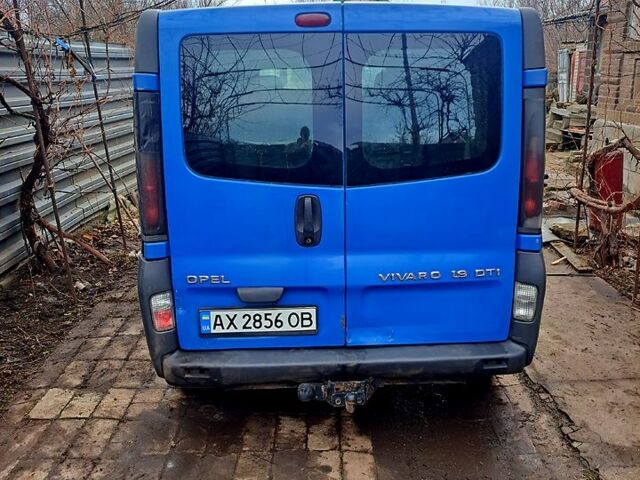 Синий Опель Виваро, объемом двигателя 19 л и пробегом 350 тыс. км за 5000 $, фото 1 на Automoto.ua