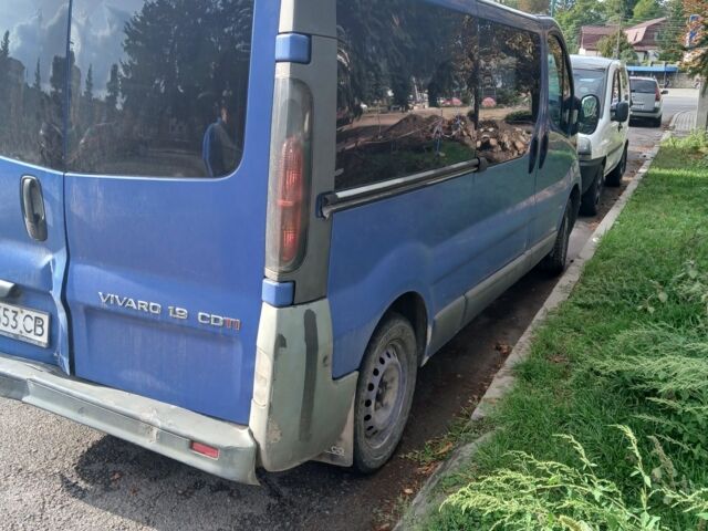 Синій Опель Віваро, об'ємом двигуна 1.9 л та пробігом 287 тис. км за 5300 $, фото 2 на Automoto.ua