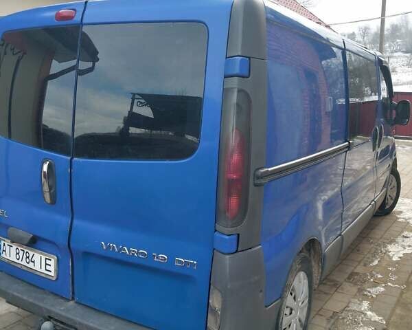 Синий Опель Виваро, объемом двигателя 1.87 л и пробегом 379 тыс. км за 6099 $, фото 1 на Automoto.ua