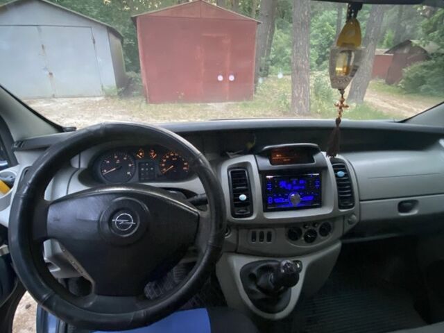 Синій Опель Віваро, об'ємом двигуна 1.9 л та пробігом 3 тис. км за 6300 $, фото 5 на Automoto.ua