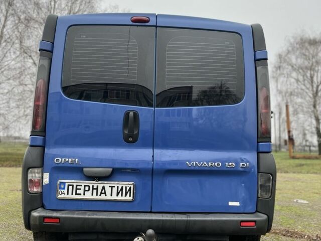 Синий Опель Виваро, объемом двигателя 1.9 л и пробегом 365 тыс. км за 7000 $, фото 16 на Automoto.ua