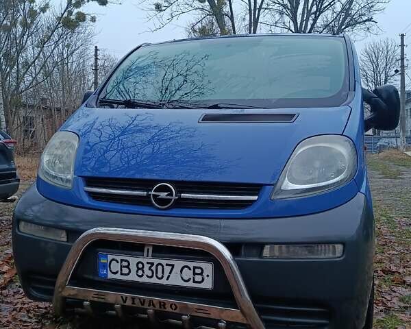Синий Опель Виваро, объемом двигателя 1.9 л и пробегом 485 тыс. км за 7000 $, фото 4 на Automoto.ua