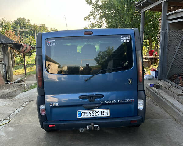 Синий Опель Виваро, объемом двигателя 2.46 л и пробегом 400 тыс. км за 8000 $, фото 3 на Automoto.ua