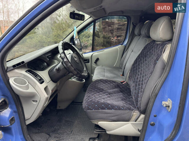 Синий Опель Виваро, объемом двигателя 2 л и пробегом 290 тыс. км за 7200 $, фото 12 на Automoto.ua