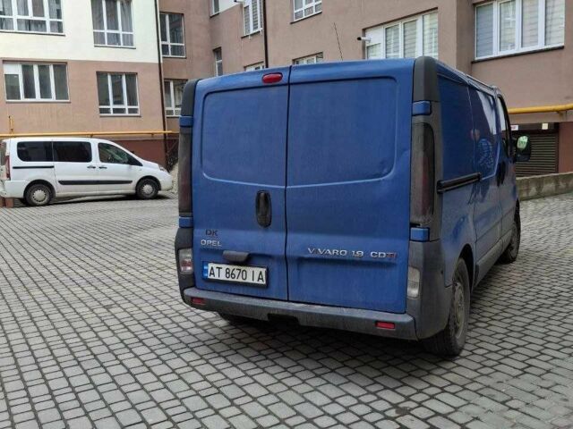 Синий Опель Виваро, объемом двигателя 1.9 л и пробегом 200 тыс. км за 7000 $, фото 2 на Automoto.ua