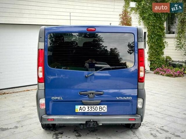 Синій Опель Віваро, об'ємом двигуна 2 л та пробігом 185 тис. км за 10500 $, фото 4 на Automoto.ua