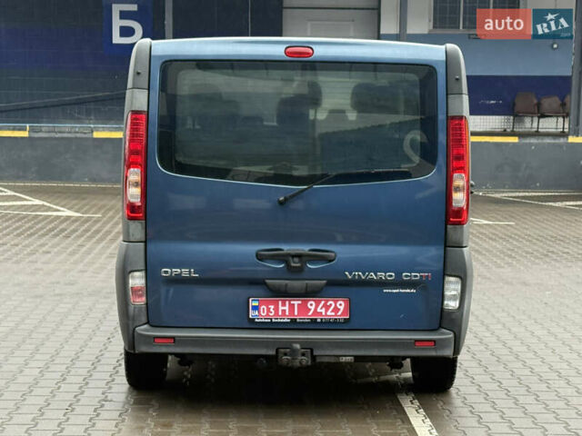 Синій Опель Віваро, об'ємом двигуна 2 л та пробігом 250 тис. км за 11350 $, фото 9 на Automoto.ua