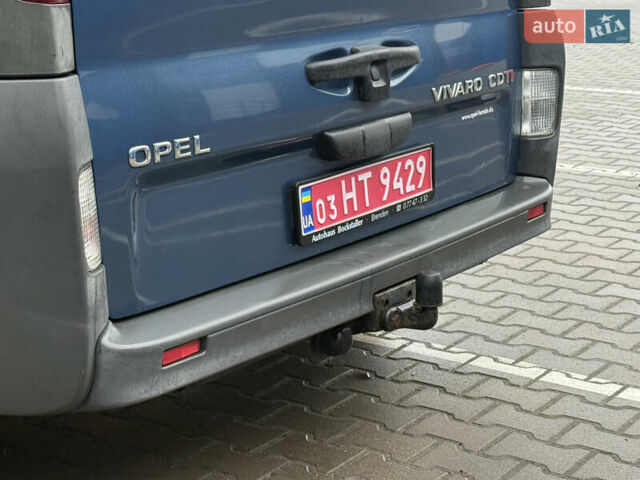 Синій Опель Віваро, об'ємом двигуна 2 л та пробігом 250 тис. км за 11350 $, фото 20 на Automoto.ua