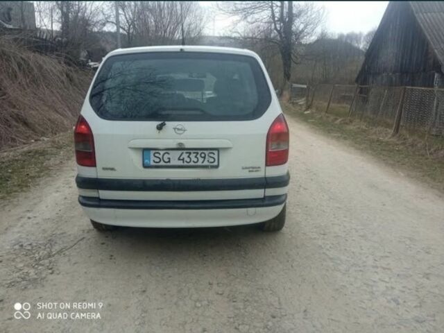 Белый Опель Зафира, объемом двигателя 2 л и пробегом 350 тыс. км за 1500 $, фото 3 на Automoto.ua