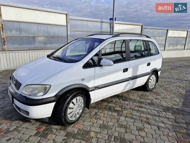 Белый Опель Зафира, объемом двигателя 1.6 л и пробегом 314 тыс. км за 3190 $, фото 1 на Automoto.ua