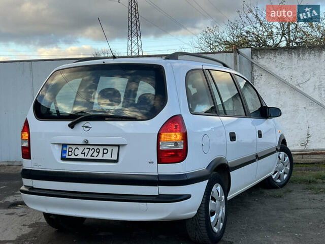 Белый Опель Зафира, объемом двигателя 1.6 л и пробегом 316 тыс. км за 3650 $, фото 14 на Automoto.ua