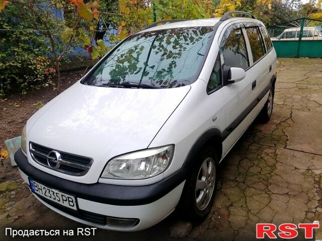 Белый Опель Зафира, объемом двигателя 1.6 л и пробегом 250 тыс. км за 4500 $, фото 2 на Automoto.ua