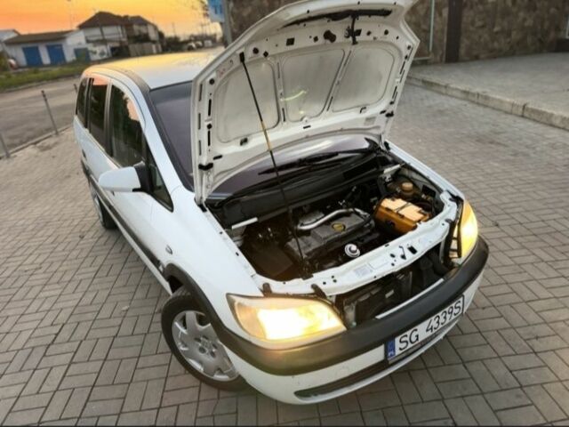 Белый Опель Зафира, объемом двигателя 2 л и пробегом 346 тыс. км за 2650 $, фото 7 на Automoto.ua