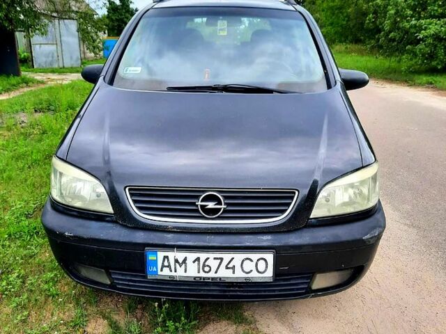 Черный Опель Зафира, объемом двигателя 1.8 л и пробегом 0 тыс. км за 2500 $, фото 1 на Automoto.ua
