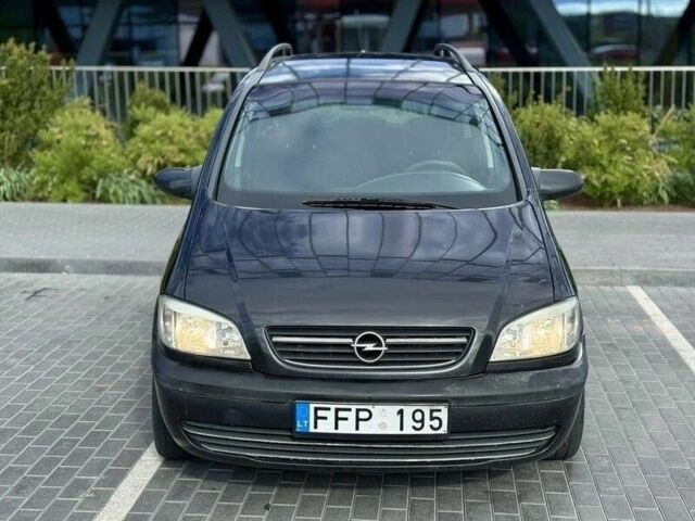 Черный Опель Зафира, объемом двигателя 2 л и пробегом 285 тыс. км за 1600 $, фото 3 на Automoto.ua