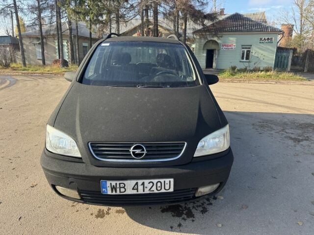 Чорний Опель Зафіра, об'ємом двигуна 2 л та пробігом 280 тис. км за 1400 $, фото 1 на Automoto.ua