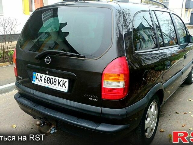 Черный Опель Зафира, объемом двигателя 1.8 л и пробегом 320 тыс. км за 3950 $, фото 2 на Automoto.ua