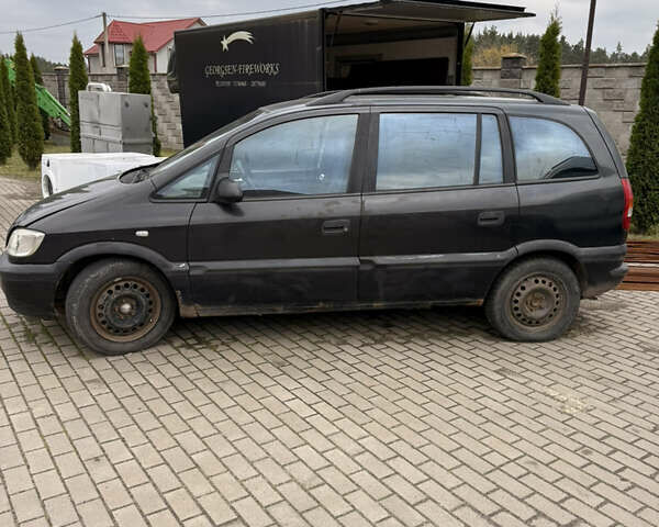 Черный Опель Зафира, объемом двигателя 2.2 л и пробегом 300 тыс. км за 1700 $, фото 3 на Automoto.ua