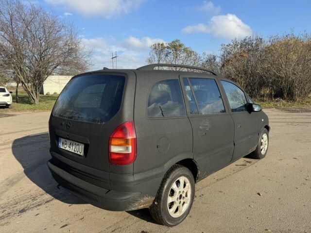 Чорний Опель Зафіра, об'ємом двигуна 2 л та пробігом 280 тис. км за 1400 $, фото 3 на Automoto.ua