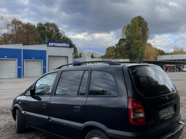 Черный Опель Зафира, объемом двигателя 2.2 л и пробегом 359 тыс. км за 3399 $, фото 6 на Automoto.ua