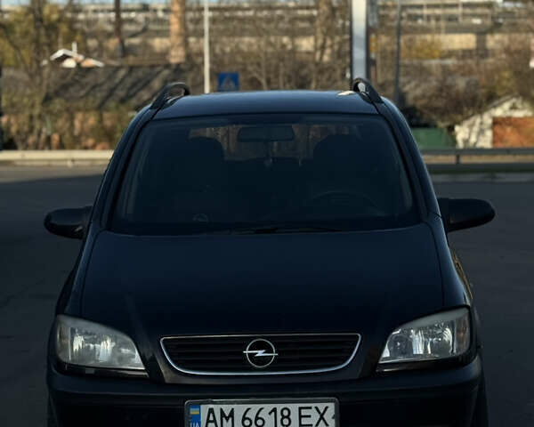 Чорний Опель Зафіра, об'ємом двигуна 2.2 л та пробігом 343 тис. км за 2299 $, фото 1 на Automoto.ua