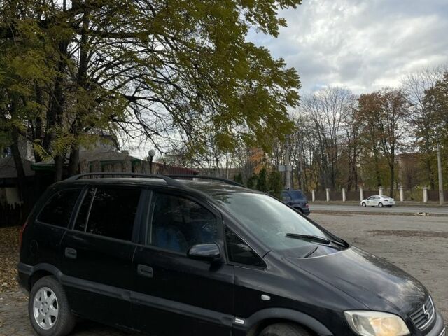 Черный Опель Зафира, объемом двигателя 2.2 л и пробегом 359 тыс. км за 3399 $, фото 3 на Automoto.ua