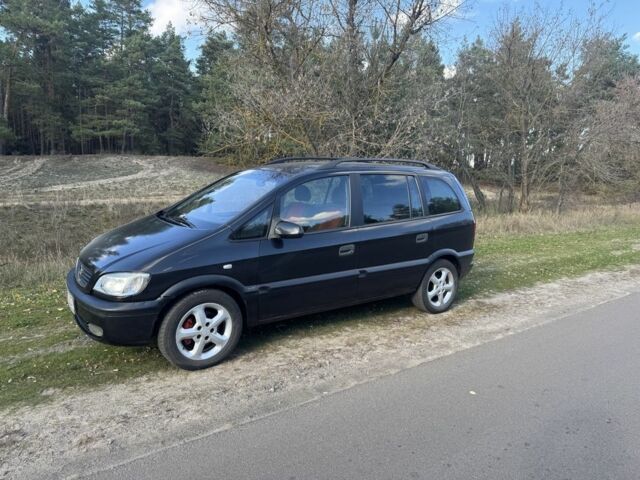 Черный Опель Зафира, объемом двигателя 2 л и пробегом 230 тыс. км за 1800 $, фото 1 на Automoto.ua