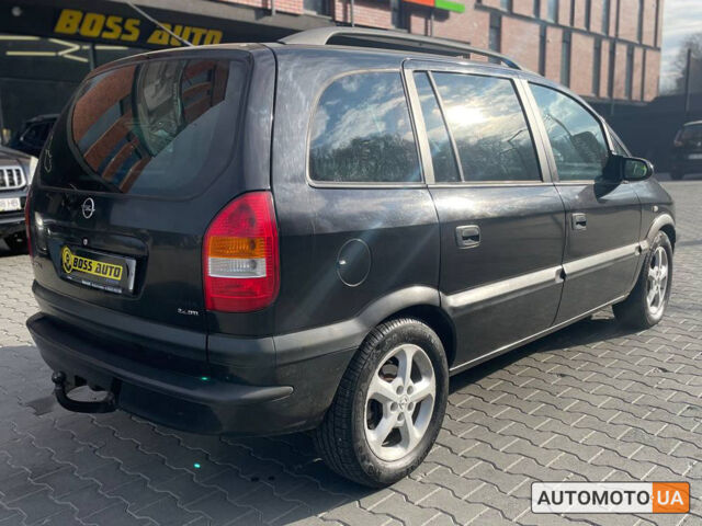 Черный Опель Зафира, объемом двигателя 2.2 л и пробегом 420 тыс. км за 3500 $, фото 5 на Automoto.ua