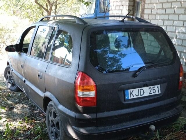 Черный Опель Зафира, объемом двигателя 1.8 л и пробегом 250 тыс. км за 1100 $, фото 6 на Automoto.ua