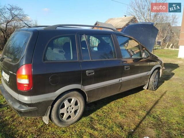 Черный Опель Зафира, объемом двигателя 2.2 л и пробегом 461 тыс. км за 4000 $, фото 2 на Automoto.ua