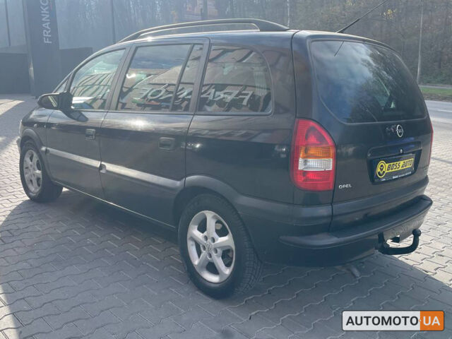 Черный Опель Зафира, объемом двигателя 2.2 л и пробегом 420 тыс. км за 3500 $, фото 3 на Automoto.ua