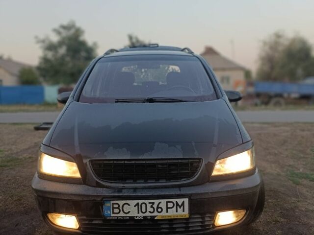 Черный Опель Зафира, объемом двигателя 2 л и пробегом 304 тыс. км за 3800 $, фото 5 на Automoto.ua