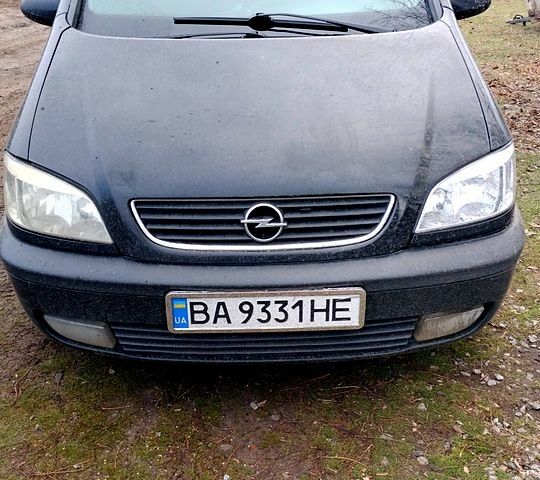 Чорний Опель Зафіра, об'ємом двигуна 2.2 л та пробігом 150 тис. км за 3700 $, фото 2 на Automoto.ua