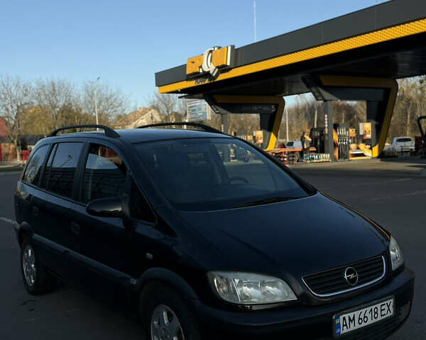 Чорний Опель Зафіра, об'ємом двигуна 2.2 л та пробігом 343 тис. км за 2299 $, фото 2 на Automoto.ua