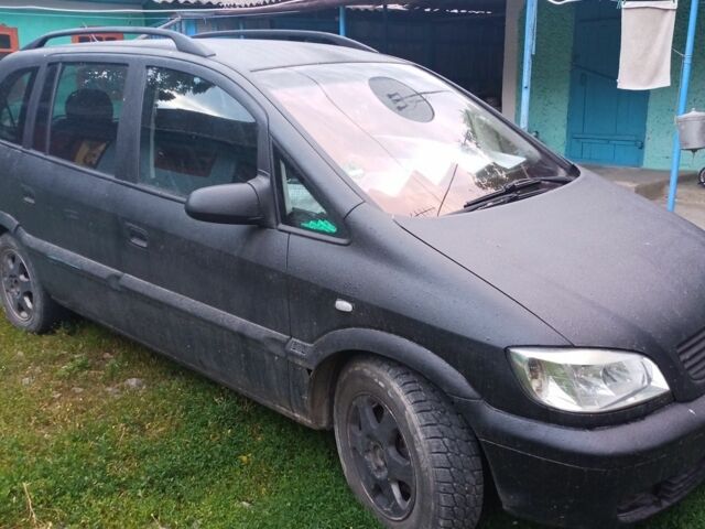 Черный Опель Зафира, объемом двигателя 1.8 л и пробегом 250 тыс. км за 1100 $, фото 2 на Automoto.ua